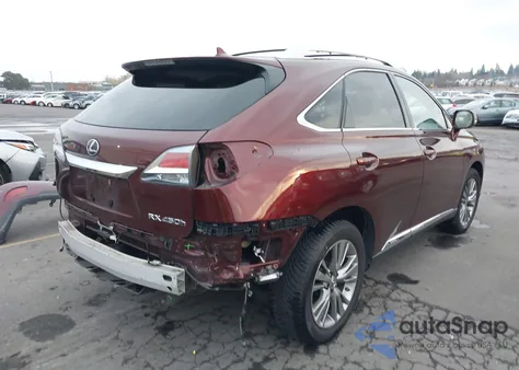 2013 Lexus Rx 450H z USA, uszkodzony, nr VIN JTJBC1BA9D2062483